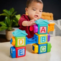 Baby Einstein Connectables Playhouse Bridge & Learn Magnetic Activity Blocks Outlet
