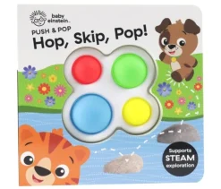 Baby Einstein Push & Pop Hop, Skip, Pop Board Book Discount