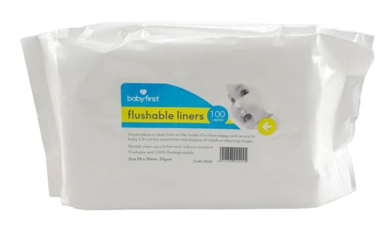 Baby First flushable liners Fashion