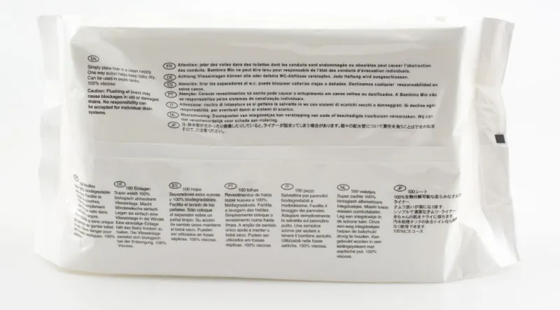 Baby First flushable liners Fashion