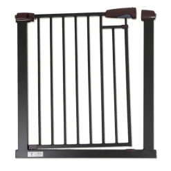 Baby Safe Metal Gate Black/Brown Fashion