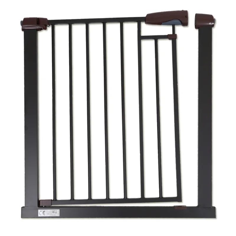 Baby Safe Metal Gate Black/Brown Fashion