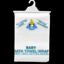 Blue Bunny bath towel wrap Outlet