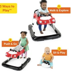 Bright Starts Little Speedster 3-in-1 Walker Red Racer Discount