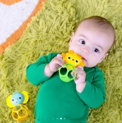 Oball Bright Starts Soother Pals Easy-Grasp Teether Toys Hot