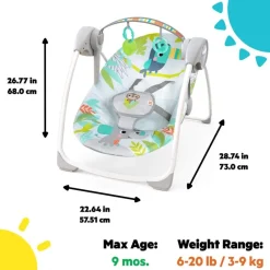 Bright Starts Rainforest Vibes Portable Swing Best