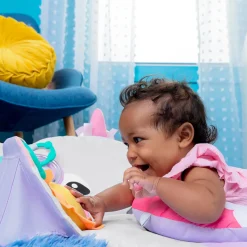 Bright Starts Tummy Time Prop & Play Mat Unicorn New