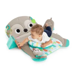 Bright Starts Tummy Time Prop & Play Mat Sloth Hot