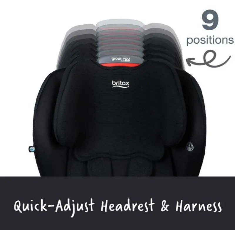Britax Grow With You ClickTight Booster Seat Black Contour Outlet