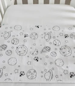 Brolly Sheets Brolly Sheet Waterproof Cot Pad with Wings Space Galaxy Hot