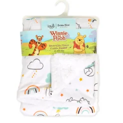 Winnie the Pooh Bubba Blue Reverse Fleece Cuddle Blanket Best