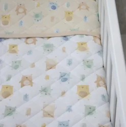 Bubba Blue Woodland Bear Reversible Cot Comforter Best