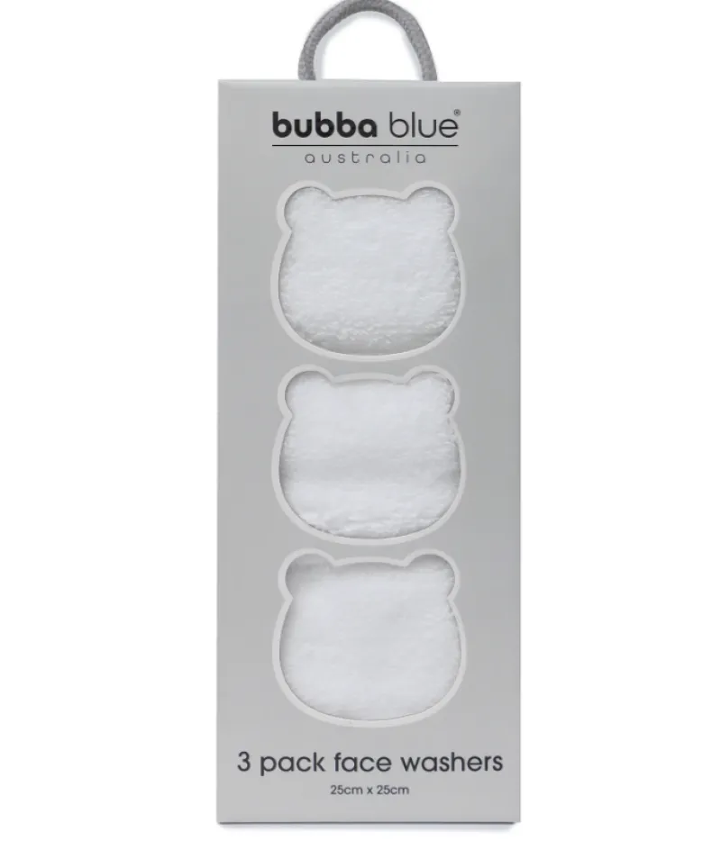 Bubba Blue Bubba Essentials Wash Cloths White 3-Pack Sale