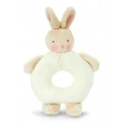 Bunnies by the Bay BUNNY RING RATTLE - WHITE Sale