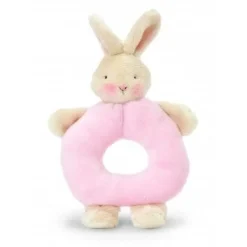 Bunnies by the Bay Bunny Ring Rattle- Pink Outlet