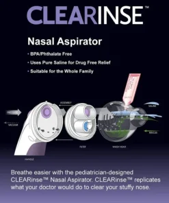 CLEARinse Nasal Aspirator Starter Kit Hot