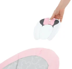 Disney Baby Minnie Mouse Rosy Skies Vibrating Bouncer Outlet
