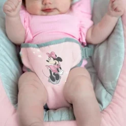 Disney Baby Minnie Mouse Rosy Skies Vibrating Bouncer Outlet