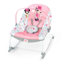 Disney Baby Minnie Mouse Forever Besties Infant to Toddler Rocker Hot
