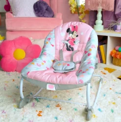 Disney Baby Minnie Mouse Forever Besties Infant to Toddler Rocker Hot