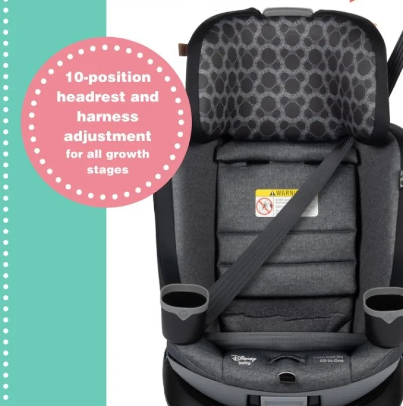Disney Baby Turn & Go 360 All-in-One Convertible Car Seat Vintage Disney Discount