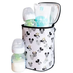 J.L Childress Disney Baby TwoCOOL Double Bottle Cooler Micky Minnie Shadow Sale