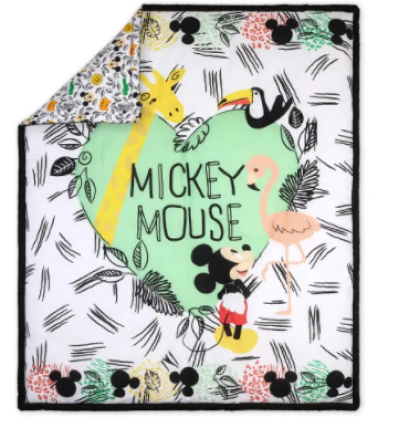 Mickey Mouse Disney Mickey Doodle Zoo 4-Piece Cot Set Hot