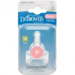 Dr Browns Dr Brown’s Narrow Neck Preemie Teat 2-Pack Online