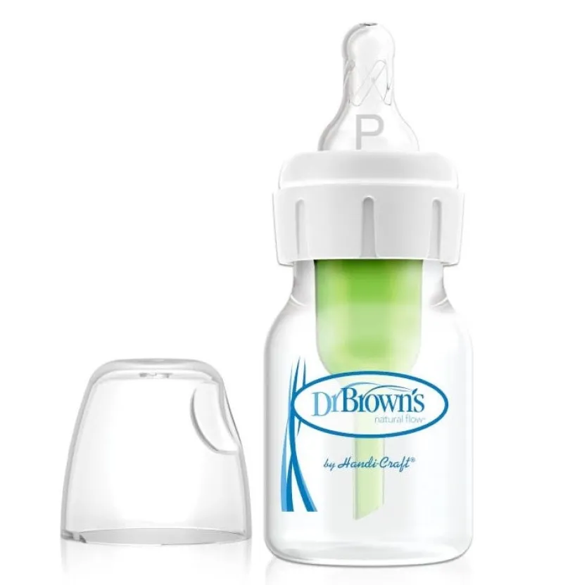 Dr Browns Dr Brown's Options+ Anti-Colic Narrow Preemie Bottle and Teat 60ml 1-Pack Clearance