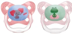 Dr Browns Dr Brown's PreVent Contoured Pacifier 2-Pack 6-12m - Assorted Colours Best