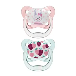 Dr Browns Dr Brown's PreVent Contoured Pacifier 2-Pack 0-6m Fashion