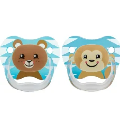 Dr Browns Dr Brown's Prevent Printed Shield Pacifier 2-Pack Boy 6-18m New