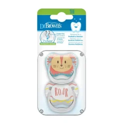 Dr Browns Dr Brown's Prevent Printed Shield Pacifier 2-Pack 0-6m Boy - Assorted Colours Discount