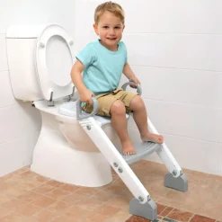 Dreambaby Step-up Toilet Topper Grey/White New