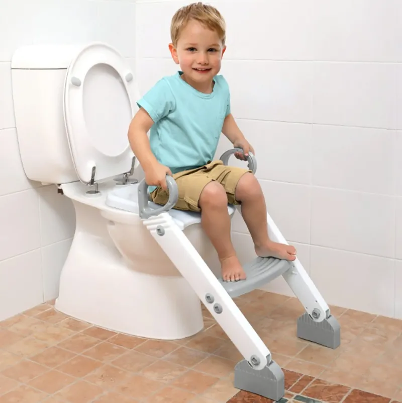 Dreambaby Step-up Toilet Topper Grey/White New