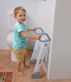 Dreambaby Step-up Toilet Topper Grey/White New