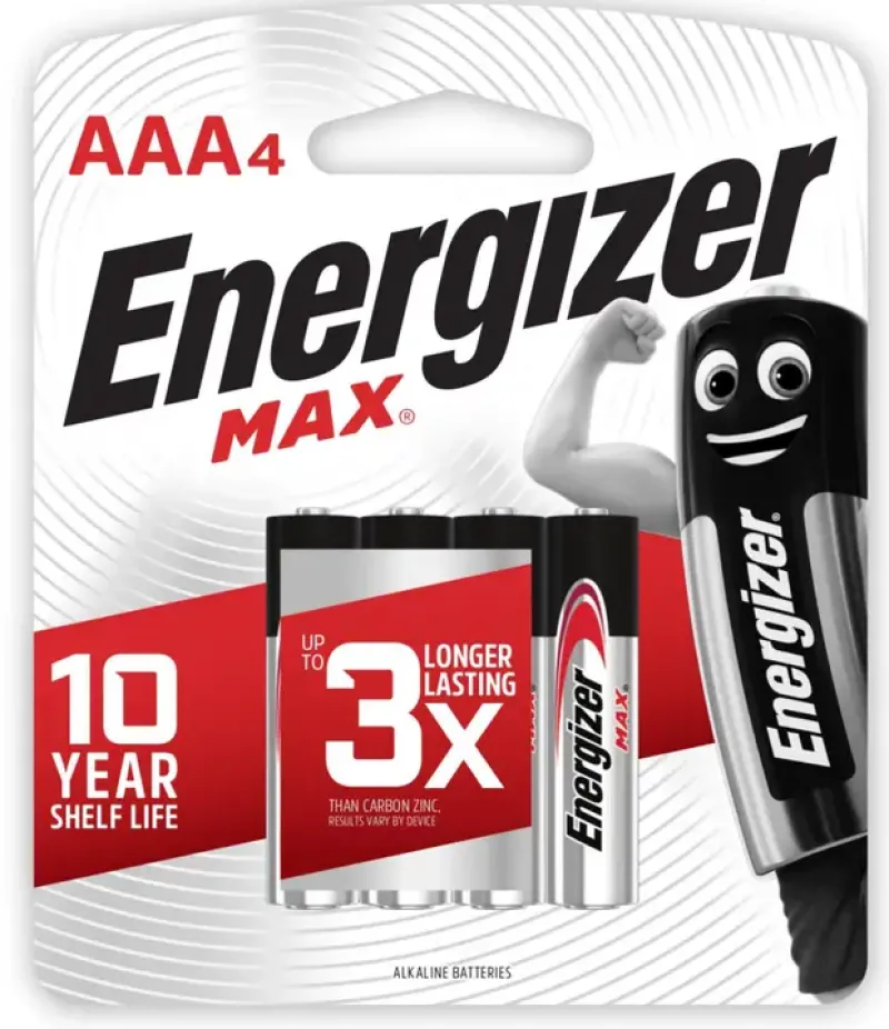 Energizer AAA Battery 4-Pack New