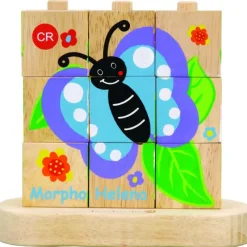 EverEarth Amazon 9-Piece Caterpillar/butterfly Stacking Puzzle Best