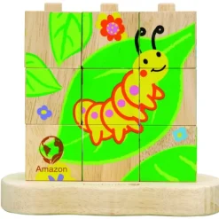 EverEarth Amazon 9-Piece Caterpillar/butterfly Stacking Puzzle Best