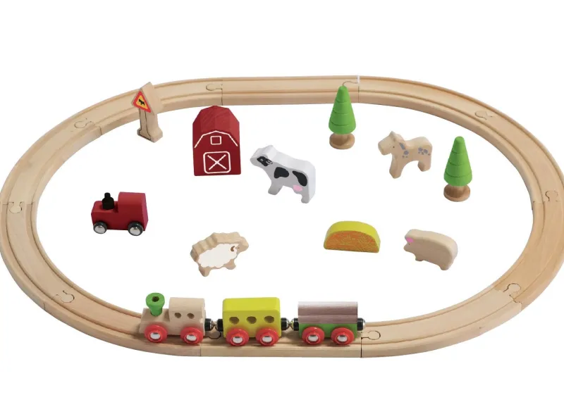 EverEarth Farm Train Set New