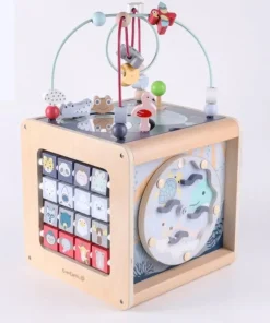 EverEarth 6-in-1 Wild Animal Activity Cube New