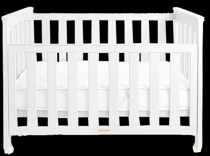 Genesis Rustic Valley Pine Cot White Outlet