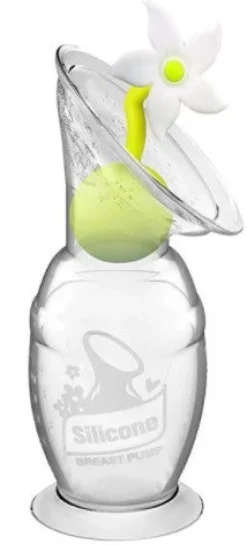Haakaa Gen. 2 100ml Silicone Breast Pump & Flower Stopper Set Outlet