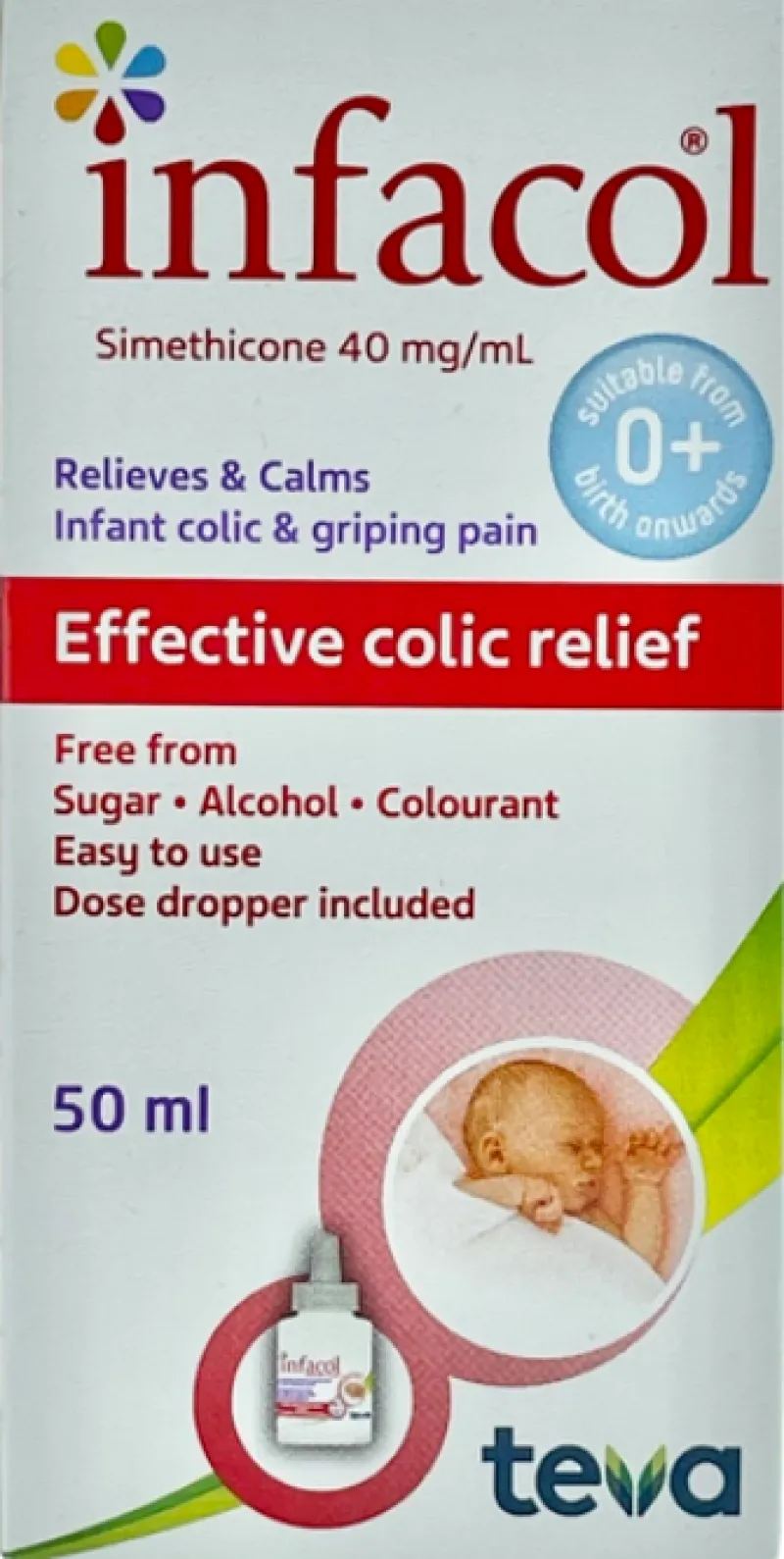 NUK Infacol Effective Colic Relief Drops 50ml Outlet