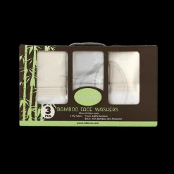 infancie 3-Pack Bamboo Face Cloths Grey/Sand Discount