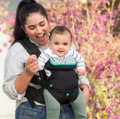 Infantino Flip 4-in-1 Convertible Carrier Black Denim Clearance