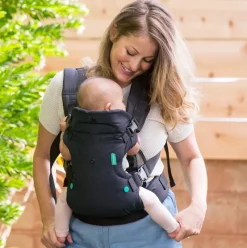 Infantino Flip 4-in-1 Convertible Carrier Black Denim Clearance