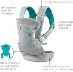 Infantino Flip 4-in-1 Light & Airy Convertible Carrier Sale