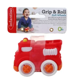 Infantino Grip & Roll Soft Wheels Fire Engine Outlet