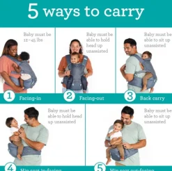 Infantino Hip Rider Plus 5-in-1 Hip Seat Carrier Online